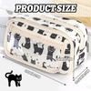 EOAMGO Large Capacity Cat Pencil Case for Girls Boys Kids,