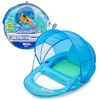 SwimWays Spring Float Premium Recliner with Canopy, Pool Lounger for
