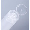 12 x 100ml Empty Refillable Clear Plastic Cosmetic Sample Tubes