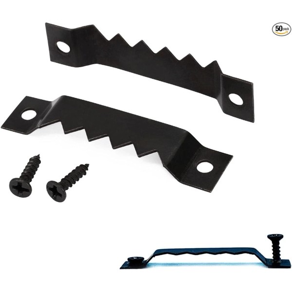 NoBrand Picture Hangers Heavy Duty, 50pcs Hangers with 100pcs Screws,