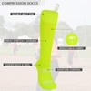 Neon Softball Socks for Youth Girls Knee High Crazy Socks