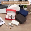 sourcing map Watch Travel Case, PU Leather Watch Storage Box
