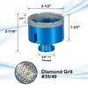 SALI Diamond Core Drill Bits 2-1/2 Inch (65mm) Tile Hole