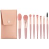 8 Pcs Travel Makeup Brush Set, Travel Makeup Brush Kit