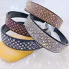 2Pcs Crystal Rhinestone Headband Teeth Comb Headbands Crystal Beaded Bling