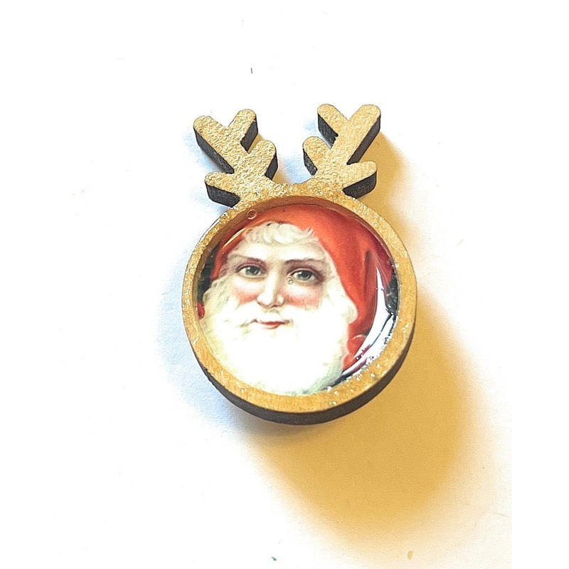 Vintage Santa Brooch