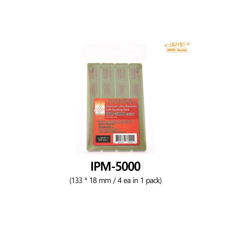 INFINI Model Premium Soft Sanding Stick(Matador) #5000(4EA) IPM-5000