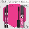 Set 12 Delineador Ojos Y 12 Rimel Larga Duración Waterproof