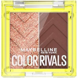 Maybelline Sombras de Ojos de larga duración, a prueba de agua, Color Rivals, tono Spicy X Suave, 3g