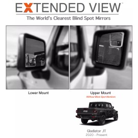 NXTGEN Automotive Jeep Gladiator Blind Spot Mirrors | Custom Gladiator JT Jeep Blindspot Mirrors