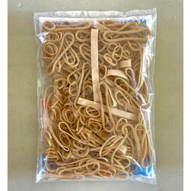 EL GALLO Ligas de Hule de Diferentes Tamaños, Bandas de Goma de Diferentes Tamaños - Ideal para Hogar, Oficina y Escuela 113 gramos - ¼ de libra. Tamaños 8, 18, 32 y 64