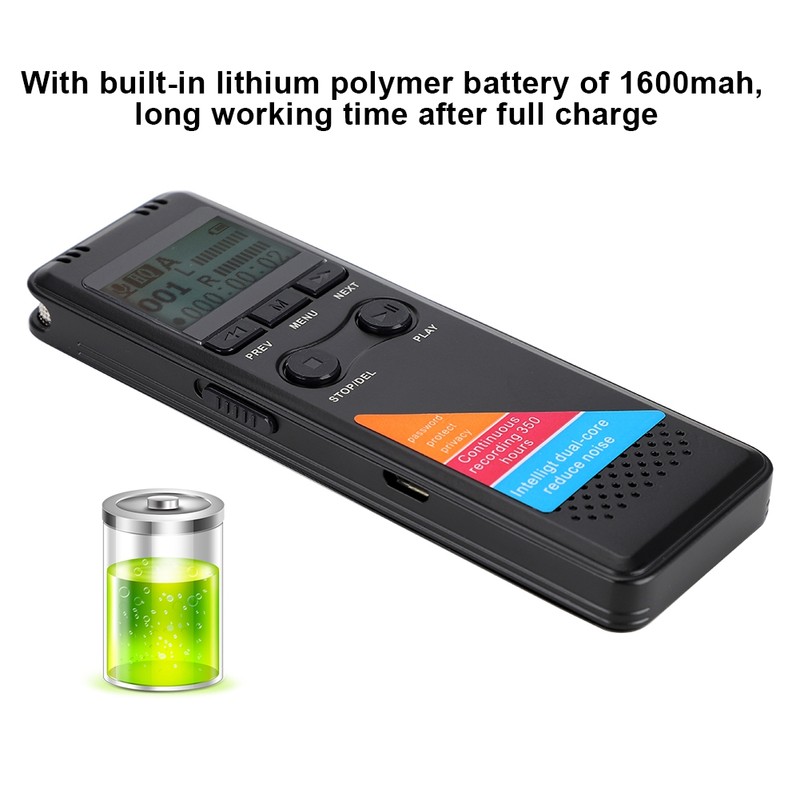 MP3 MP4 8GB 3.5mm Stereo LCD Screen Portable HD USB