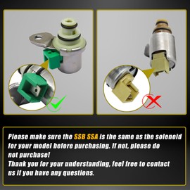 SecosAutoparts 4F27E Transmission Shift Solenoid & Filter Kit, Fit for Mazda Protege 3 5 6 1999-2010, Compatible with Ford Focus Transit Connect 2000-2013, Replace# XS4Z7A098AB FN01-21-500 4F27E