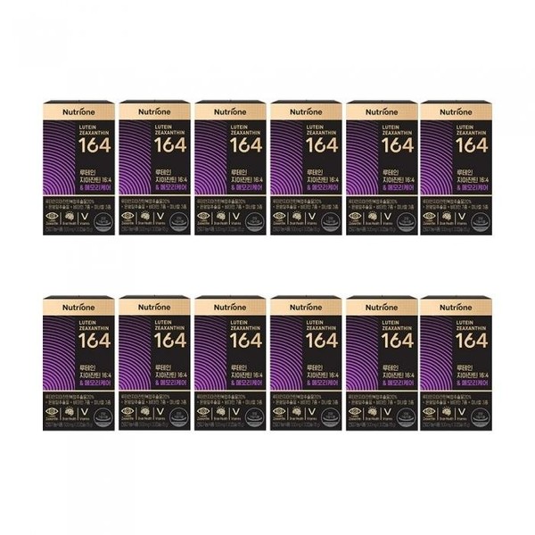 164 Nutrione Lutein Zeaxanthin Memory Care 164 12 boxes, Nutrione Lutein Zeaxanthin Memory Care 164 12 boxes / 164 뉴트리원 루테인 지아잔틴 메모리 케어 164 12박스, 뉴트리원 루테인 지아잔틴 메모리케어 164 12박스