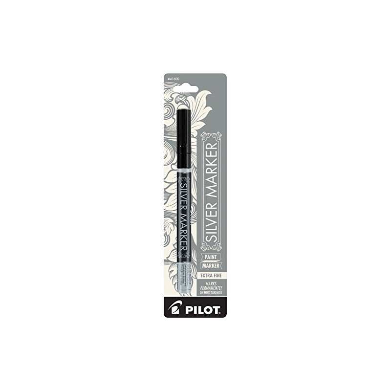 Pilot 41600 Silver Metallic Extra Fine Point Marker Pen