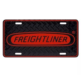 Neutron Motorsports FREIGHTLINER LOGO BLACK DIAMOND EMBOSSED PLATE LICENSE PLATE TRUCK SEMI TAG 3D