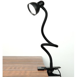 LiFMIRA Clip-on Reading Light - 3 Color Modes, 10 Dimmable Brightness, Eye Care Clamp Desk Lamp with Flexible Gooseneck for Reading in Bed, Desk, Headboard, Computer