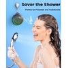 Kunodi Bluetooth Shower Speaker with IPX7 Waterproof, Dynamic Lights, Crisp