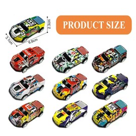Mini Racing,Die Cast Metal Toy Cars Diecast Vehicles for Kids, Convertibles,Toy Trucks Set,Alloy Wheels Sports Model Cars Kids Playset Collection,Model Collector Cars Gift-Style random-10 PCS