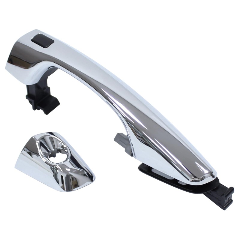 ApplianPar Front Driver Side Left Exterior Door Handle Chrome for