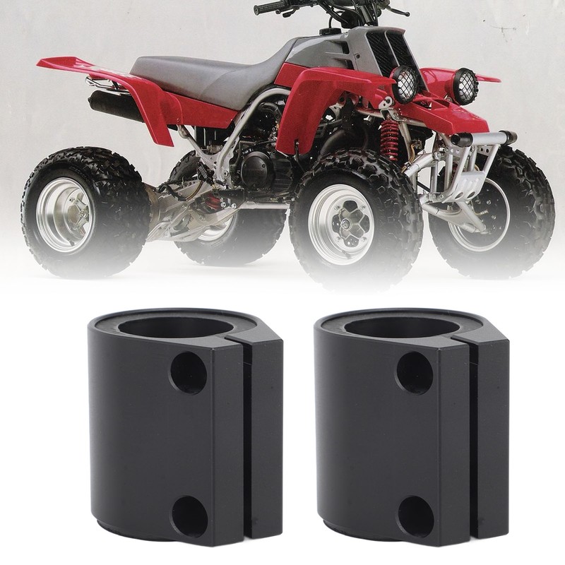 2pcs 1in High Temp Exhaust Clamp Aluminum Butt Joint Exhaust