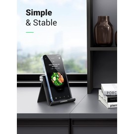 UGREEN Soporte para Celular, Multiángulo Porta Ajustable de 0° a 100°