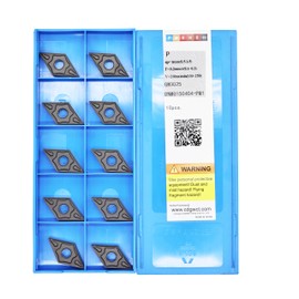 GREAT WALL DNMG431 Carbide Insert Cutter DNMG150404-PM CVD Coated Turning Inserts GW3025 Grade of GW3025 for Steel Semi-Finishing Turning Cutting,10pcs