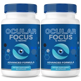 (2 Pack) Ocular Focus Capsules – Daily Eye Support Formula with a Clean, Natural Blend for Vision, Eye Focus & Visual Comfort | Gentle, Easy-to-Swallow Pills for Everyday Eye Wellness (120 Capsules)