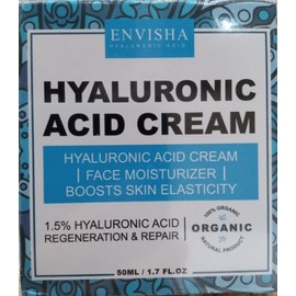 Envisha Hyaluronic Acid Cream  Fragrance-Free Triple Power Anti-Aging Moisturizer 1.7 oz