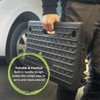 Nicoman Rubber Kerb Ramps, Multiuse Curb Ramp for Vehicles, Wheelchairs,