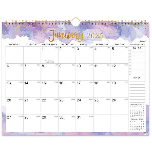 Calendar 2025 - Calendar 2025 uk Covers Jan. 2025 to