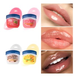 V Set 4 Bálsamos Labiales Hidratantes S.t.r Color 7g C/u A