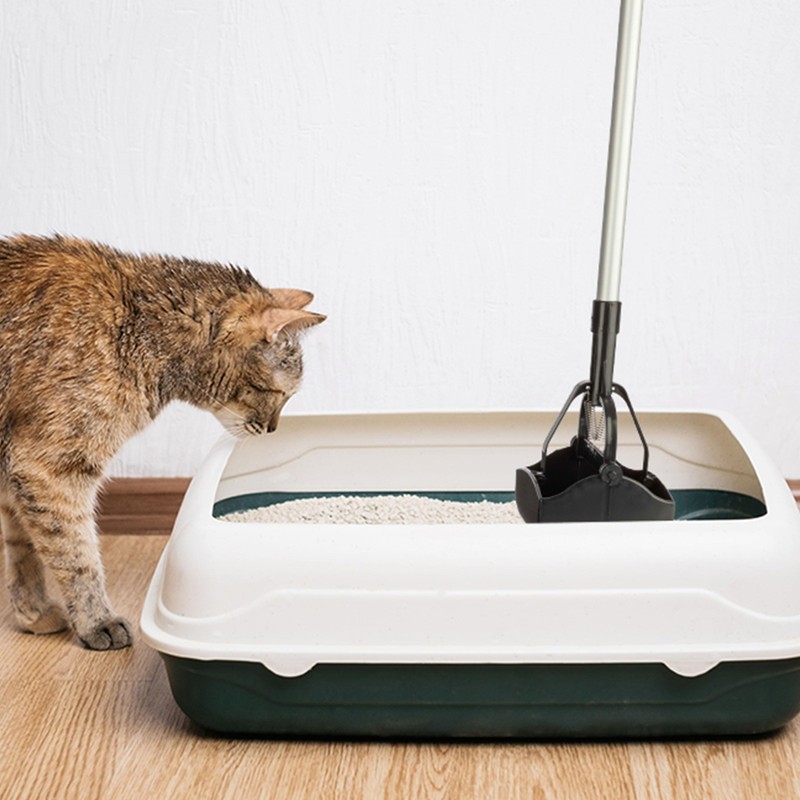 Pet Pooper Scooper - Plastic and Aluminum Cat and Dog
