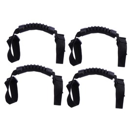 IWOWHERO 4Pcs Grip Handles for Roll Bar Car Safety Roof Handlebar Compatible with Wrangler Non Slip Design Heavy Weight Support Easy Installation Durable and Safe