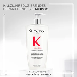 Kérastase Première Bain Décalcifiant Réparateur, Repairing Hair Bath for Damaged Hair, Calcium Reducing Hair Care, Pump Dispenser, 500 ml