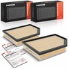 A-Premium 2-PC Engine Air Filter Compatible with Jeep Grand Wagoneer