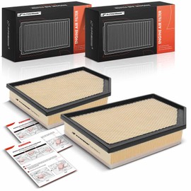 A-Premium 2-PC Engine Air Filter Compatible with Jeep Grand Wagoneer 2022-2024, Grand Wagoneer L 2023-2024, Wagoneer 2023-2024, Wagoneer L 2023-2024, 3.0L