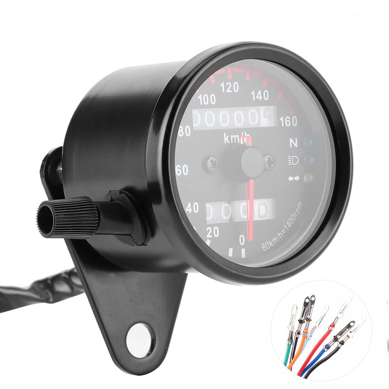 12V LED Odometer Speedometer Tachometer Retro Style High Accuracy for