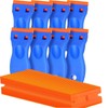 8 Pcs Plastic Razor Blade Scraper and 100 Pcs Blades,