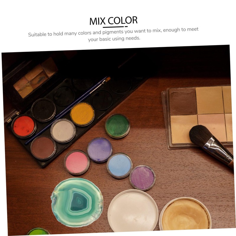 IWOWHERO Gel Nail Art Palette Agate Craft Nail Pallet 10