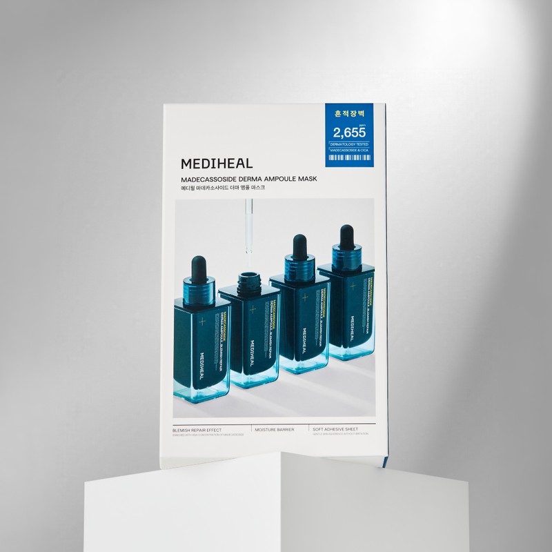 Mediheal Best Ampoule Mask 3 Types 30 Sheets (Tea Tree+Madecassoside+Vita)