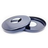 2 x 26mm G3/4 Black Tap Shower Pipe Cover High