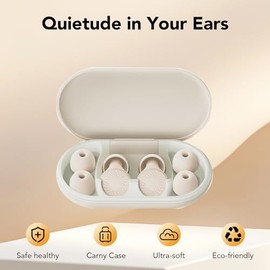 2025 Neu Ohrstöpsel zum Schlafen, 45dB Noise Cancelling Ohrstöpsel, 0 Druckgefühl, Weich und Wiederverwendbar Gehörschutz Schlafen earplugs, Gut zum Schlafen, Reisen, Konzentration, Konzerte