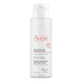 Avène Agua Micelar Desmaquillante Facial 100ml para Piel Sensible y Seca