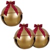 23.6 Inches Inflatable Christmas Ball PVC Large Jingle Bell Bow