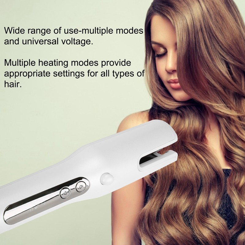 34W Automatic Hair Curler USB Wireless Charging LCD Screen Hair