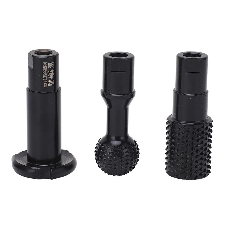 3PCS Angle Grinder Attachments M10 Rotary Sphere Burr Grinding Slotting