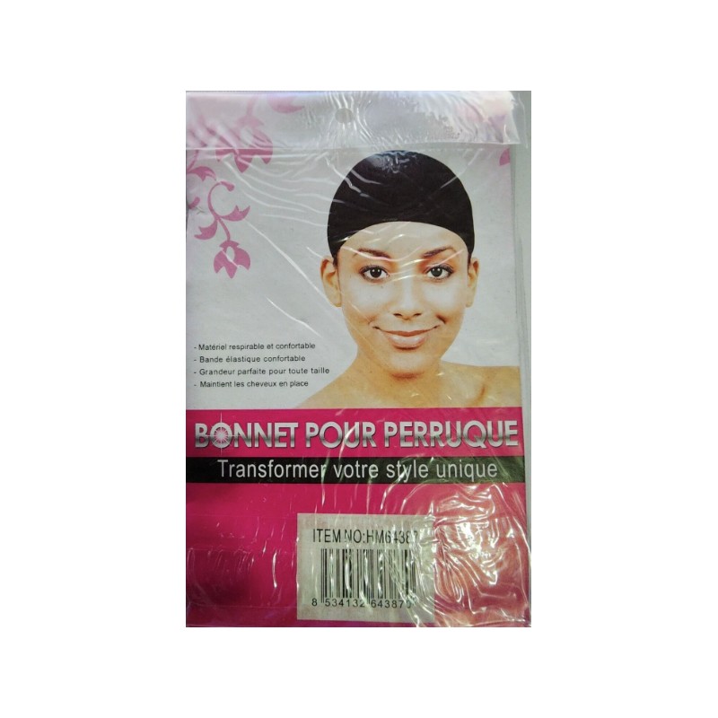 1 Piece Wig Cap Black Stretchable Crochet Wig Cap Mesh