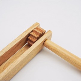 Wooden Matracas Mexicanas – Loud Ratchet Noise Makers for Graduation, Football Games, Parties, and Fiesta Events – Includes Bonus Mexican Stickers – 5.4 x 5.7 in (2-Pack, 2, count)