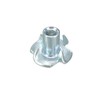 sourcing map M4 4 Pronged Tee Nut T-Nut for Table